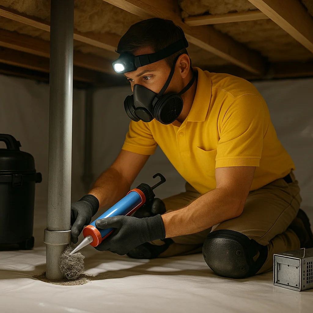 Crawl Space Rodent Removal